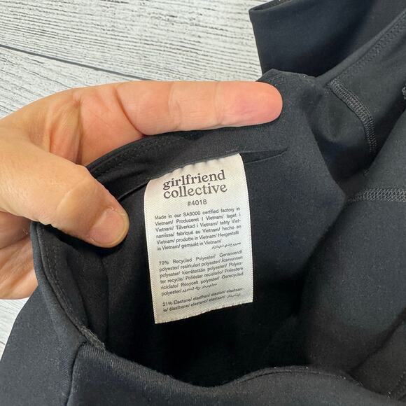 Girlfriend Collective Plus Size Black Active Mini Skort Size 4XL - Picture 7 of 8